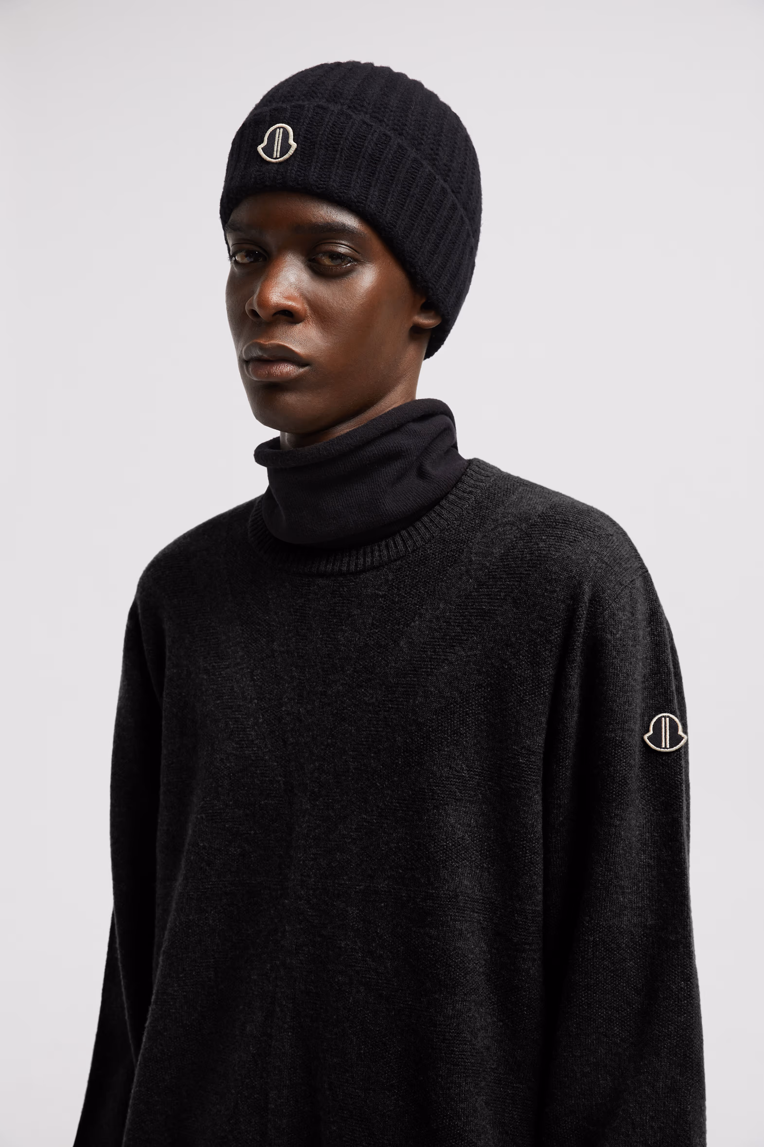 Moncler + Rick Owens Wool & Cashmere Sweater Men Black Moncler 4